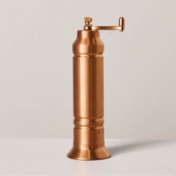 2 | Tall Salt and Pepper Crank Grinder Copper Finish - Hearth & Hand Magnolia - Picture 2 of 6